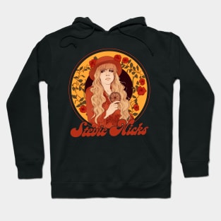 Stevie Nicks --- 70s Retro Fan Illustration Hoodie